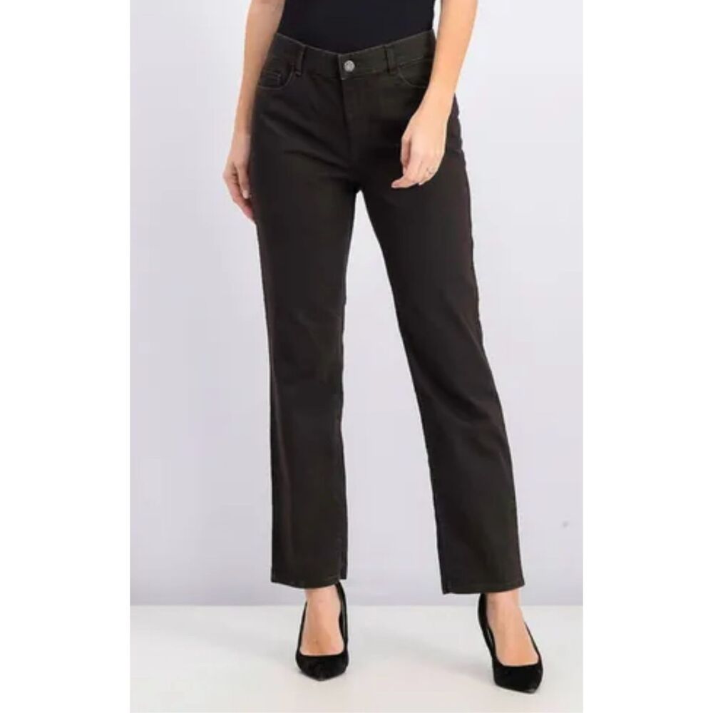 Pendleton Pants Women's Size 16 Mid Rise Straight‎ Leg  Dark Wash Denim Jeans